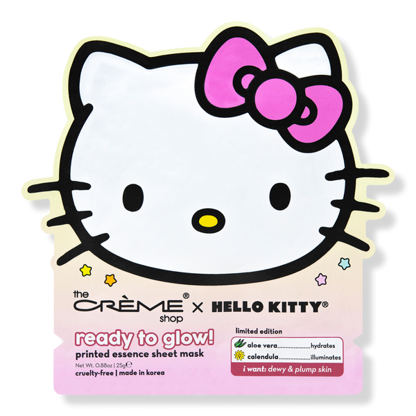 The Crème Shop Hello Kitty Ready to Glow! Printed Essence Sheet Mask #1