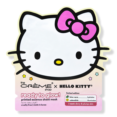 The Crème Shop Hello Kitty Ready to Glow! Printed Essence Sheet Mask