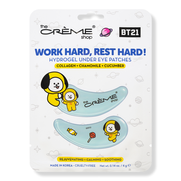 The Crème Shop Work Hard, Rest Hard! BT21 Chimmy Hydrogel Under Eye Patches #1