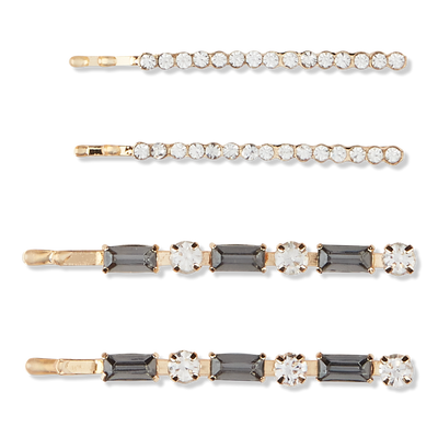 Scünci Elite Rhinestone Bobby Pins 4 Pieces