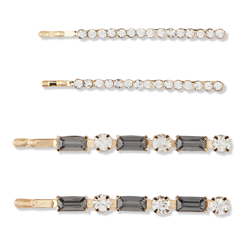 Scünci Elite Rhinestone Bobby Pins 4 Pieces
