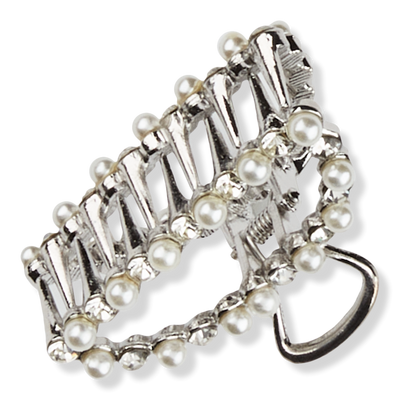 Scünci Elite Classic Silver-Finish Claw Hair Clip