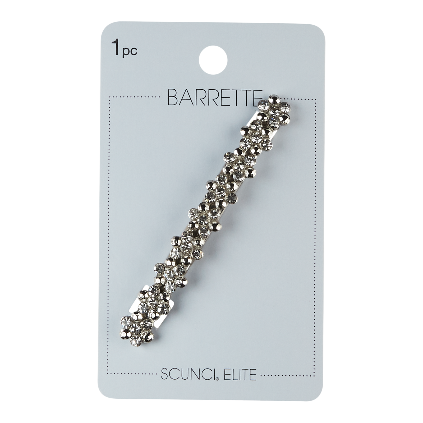 Elite Rhinestone Flower Barrette