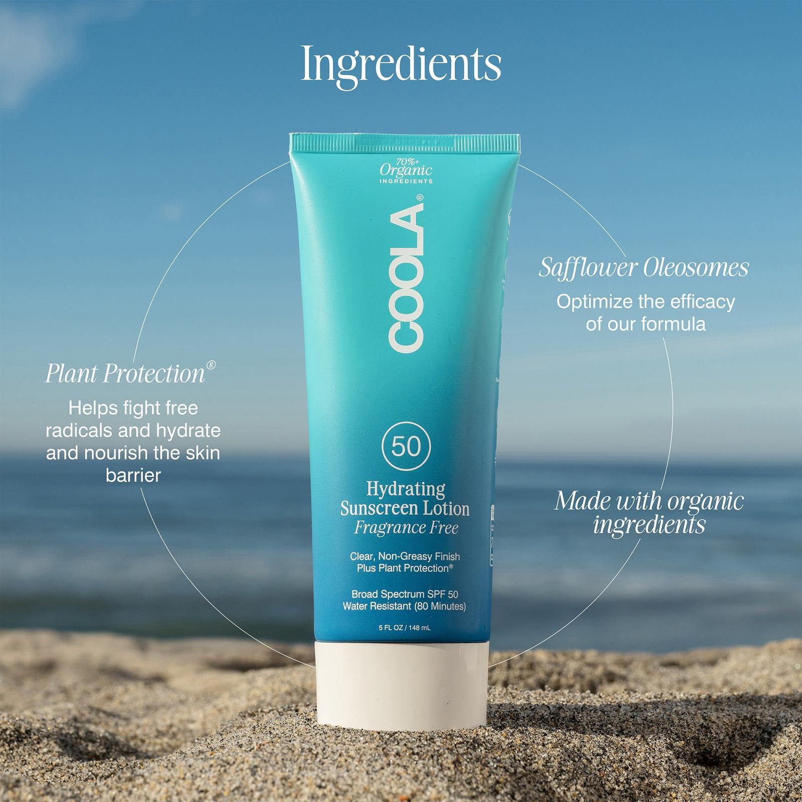 Classic Body Organic Sunscreen Lotion SPF 50 Fragrance Free
