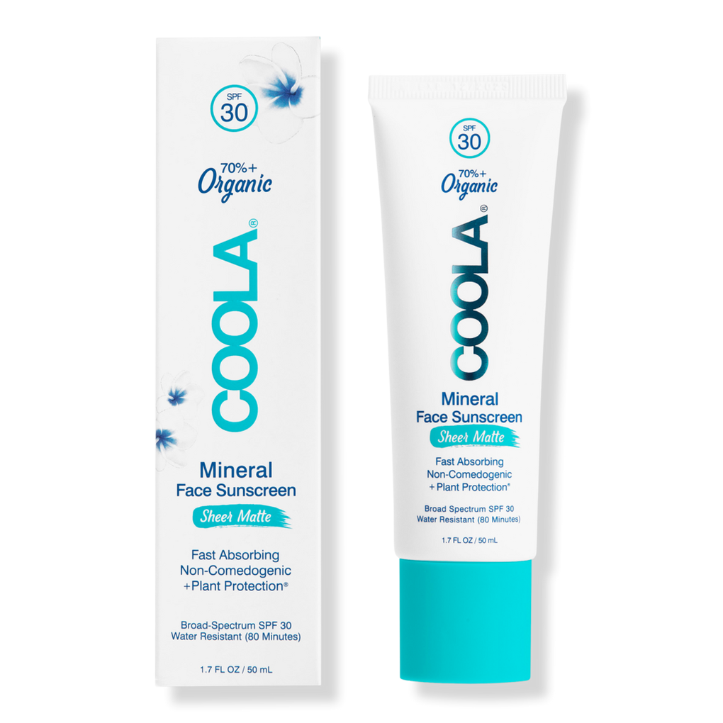 Coola Mineral Face Sunscreen Lotion Sheer Matte SPF 30