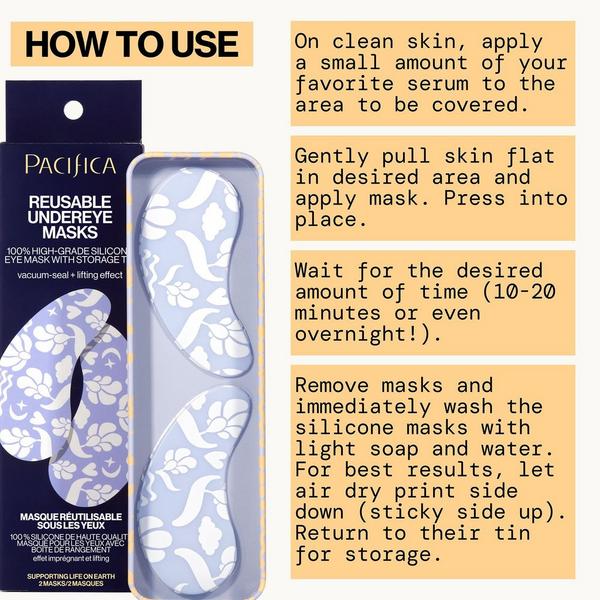 Pacifica Reusable Silicone Under Eye Mask #7
