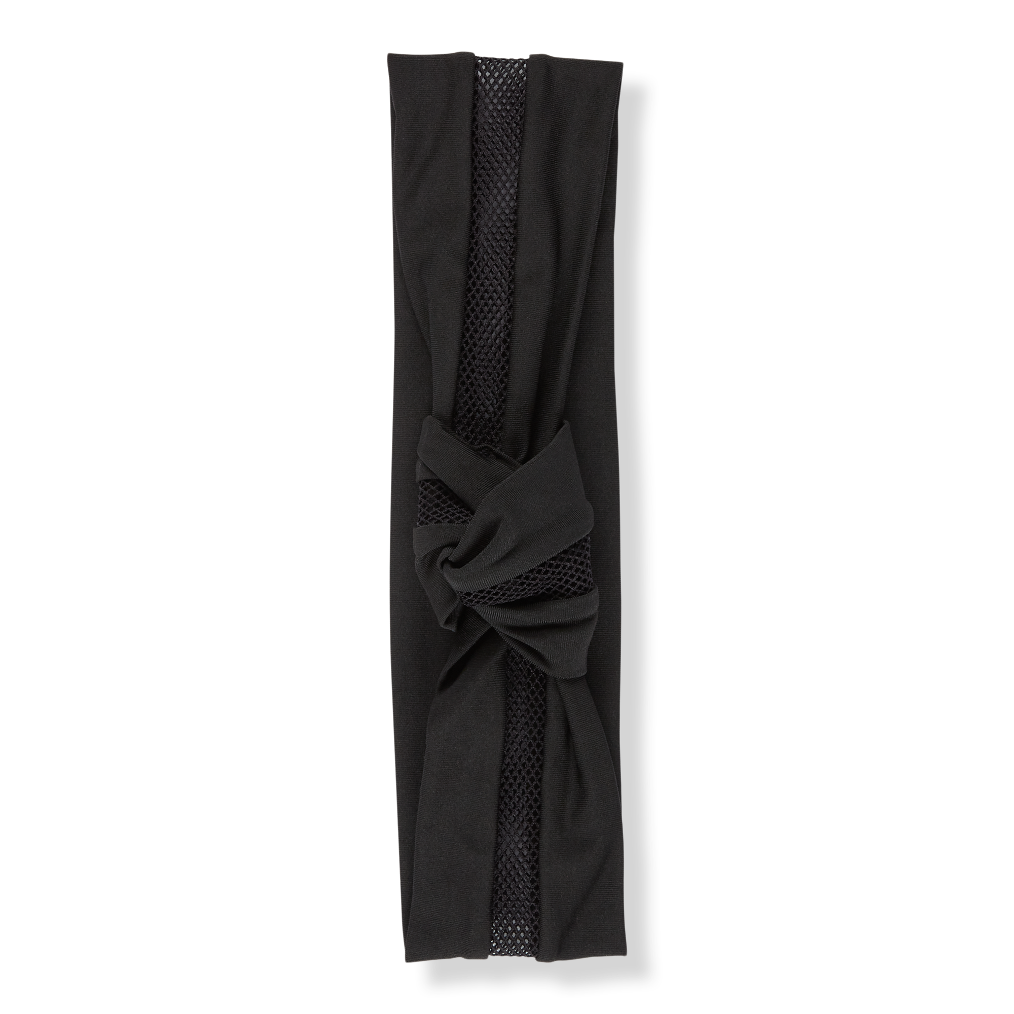 Work + Play Black Knotted Twist Headwrap
