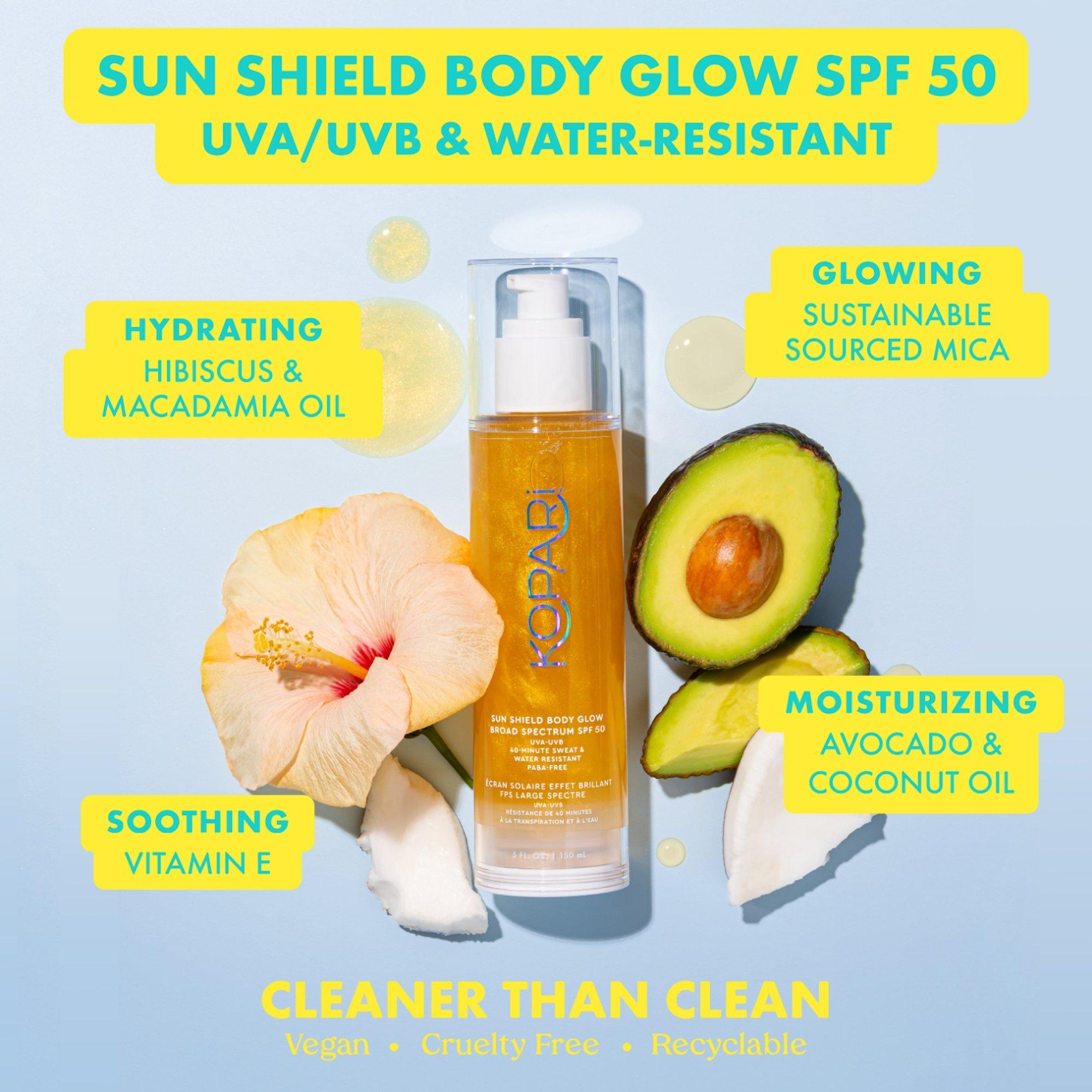 Солнцезащитный гель для сияния тела Kopari Beauty Sun Shield SPF 50 — фото 6