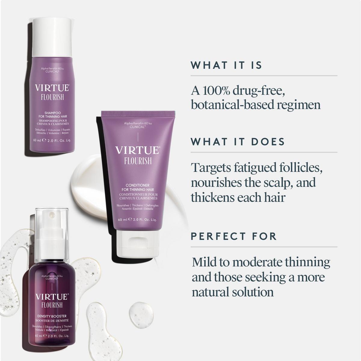 Virtue Flourish Hair newest Rejuvenation Treatment Set