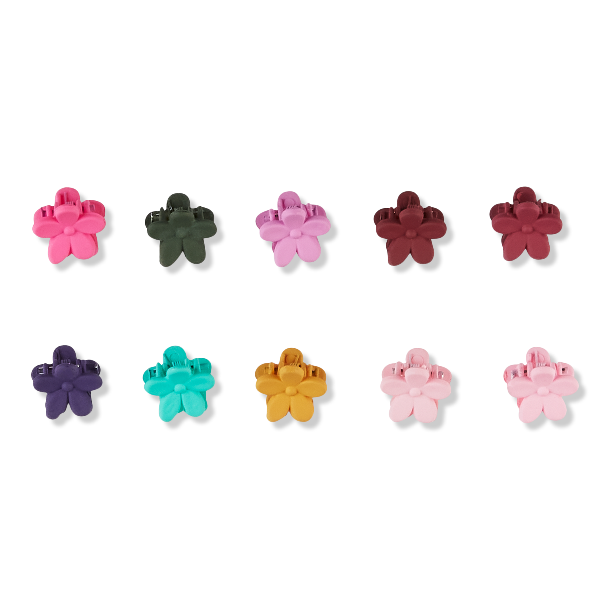 Scünci Mini Pony Tail Flower Claw Hair Clips #1