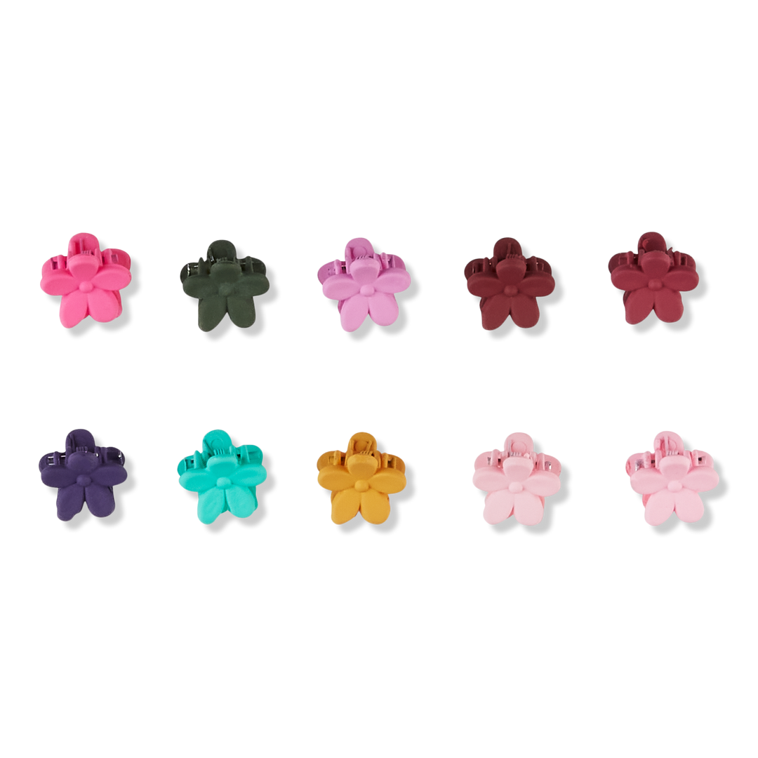 Scünci Mini Pony Tail Flower Claw Hair Clips #1