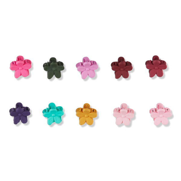 Scünci Mini Pony Tail Flower Claw Hair Clips #1