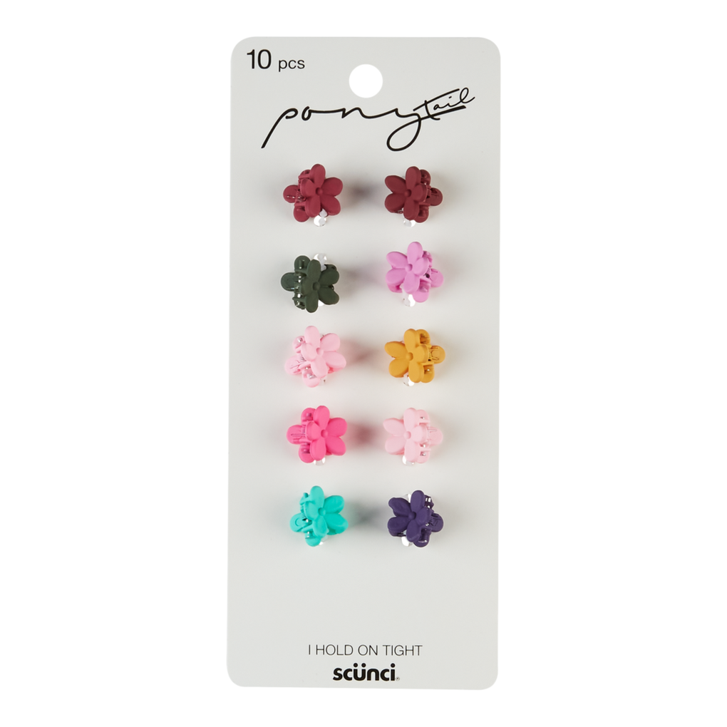 Tiny flower on sale hair pins