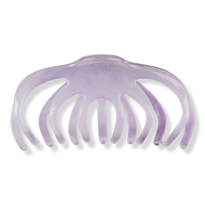 Scünci Large Purple Pony Tail Claw Hair Clip #1