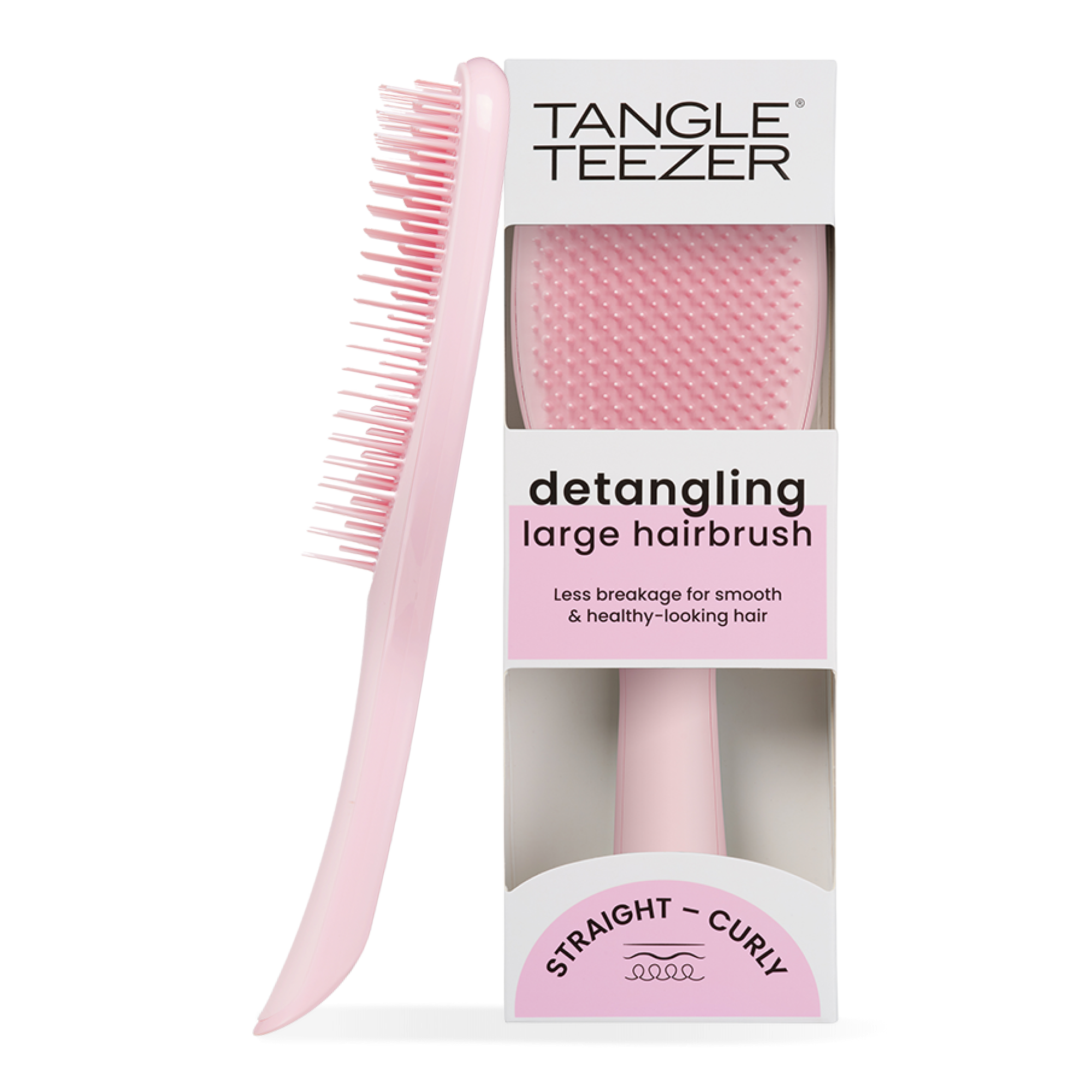 Большая расчёска Tangle Teezer The Large Ultimate Detangler для густых волос, цвет: Розовый — фото 3