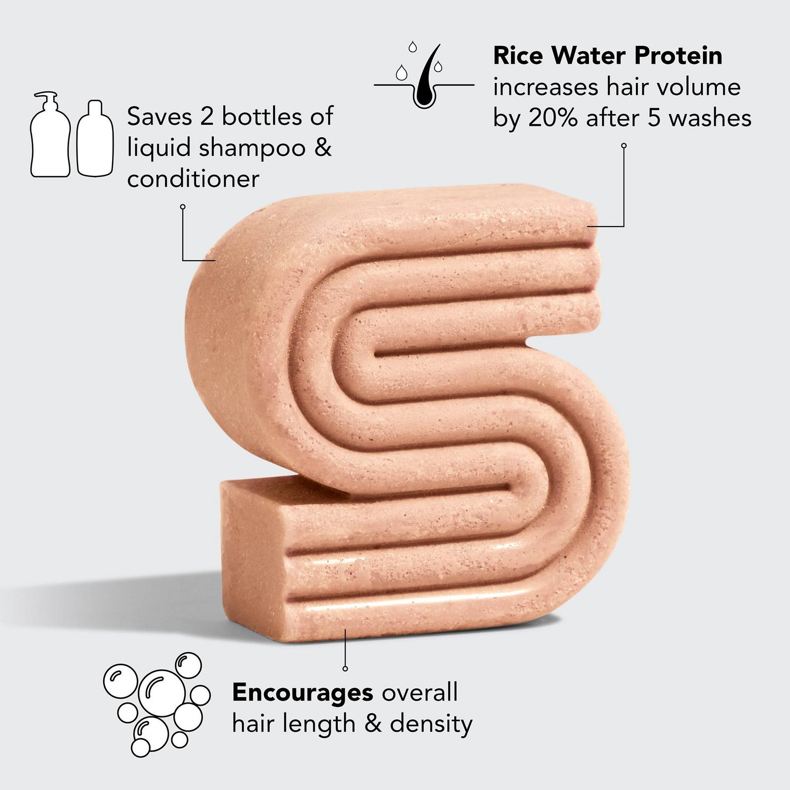 Rice Water Protein Hair Shampoo Bar