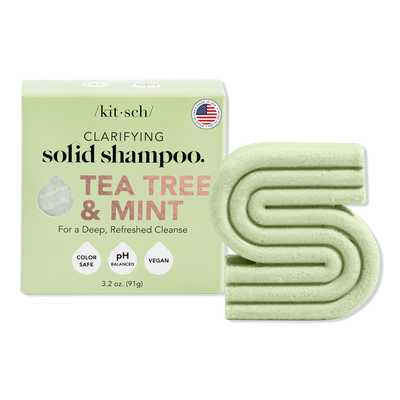 Kitsch Tea Tree & Mint Clarifying Hair Shampoo Bar