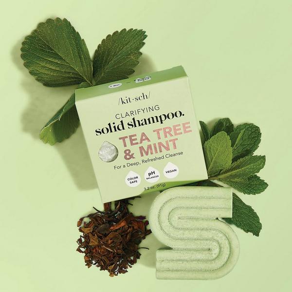 Kitsch Tea Tree & Mint Clarifying Hair Shampoo Bar #4