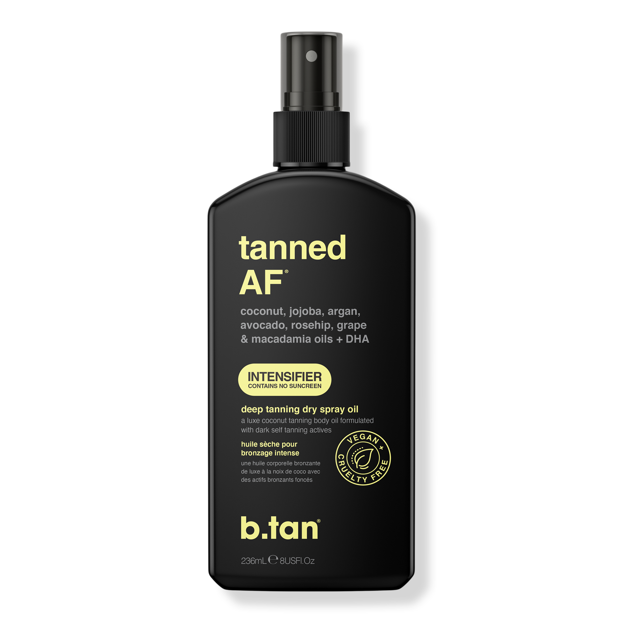 b.tan Tanned AF Intensifier Deep Tanning Dry Spray Oil #1