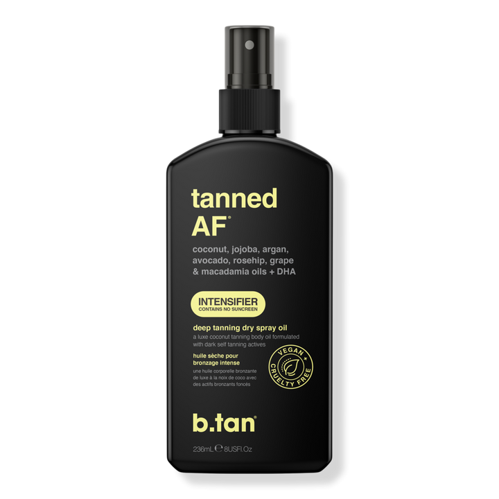 b.tan b.tan Tanned AF Intensifier Deep Tanning Dry Spray Oil #1