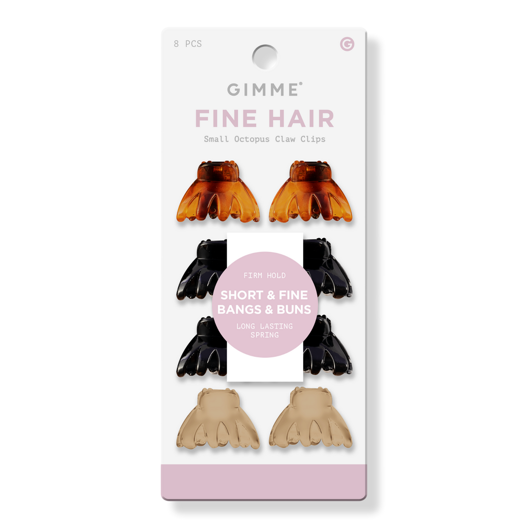 GIMME beauty Fine Hair Small Octopus Claw Clips #1