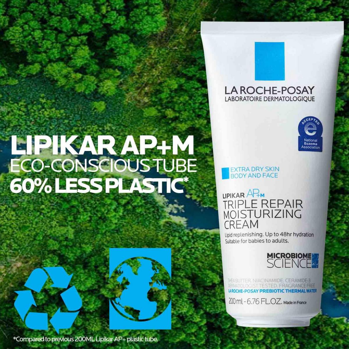 Lipikar AP+M Triple Repair Body Moisturizing Cream for Dry Skin