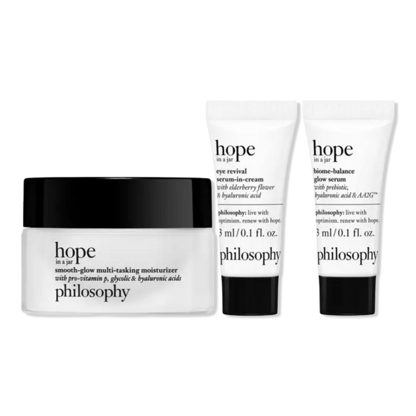 Philosophy Hope In A Jar Hydrate, Smooth & Glow Mini Set #1