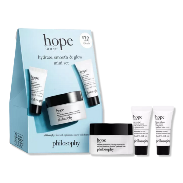 Philosophy Hope In A Jar Hydrate, Smooth & Glow Mini Set #3