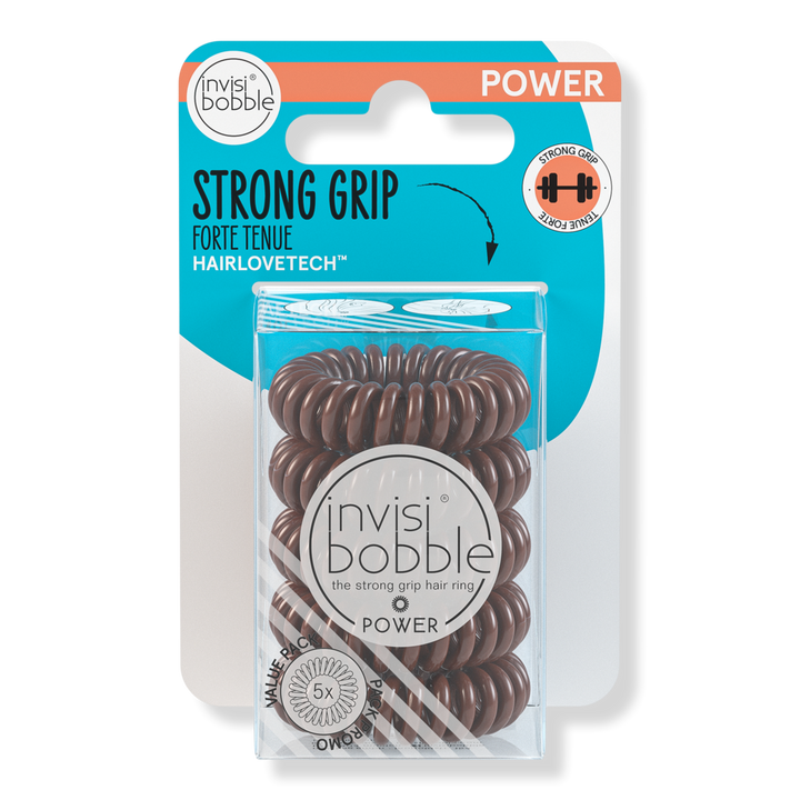 Invisibobble POWER Multipack- Pretzel Brown #1