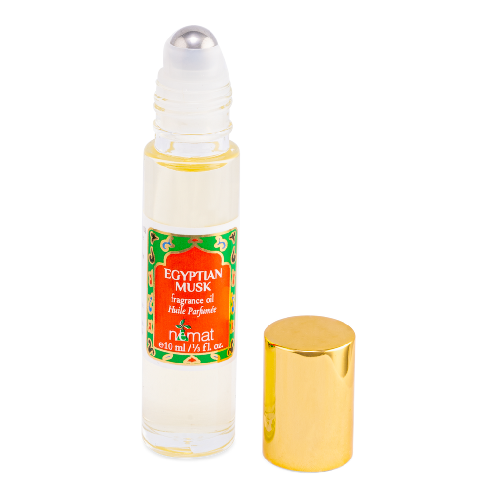 Egyptian Musk Oil Roll on Fragrance Oil 1/3 Ounce and One Free Sample 