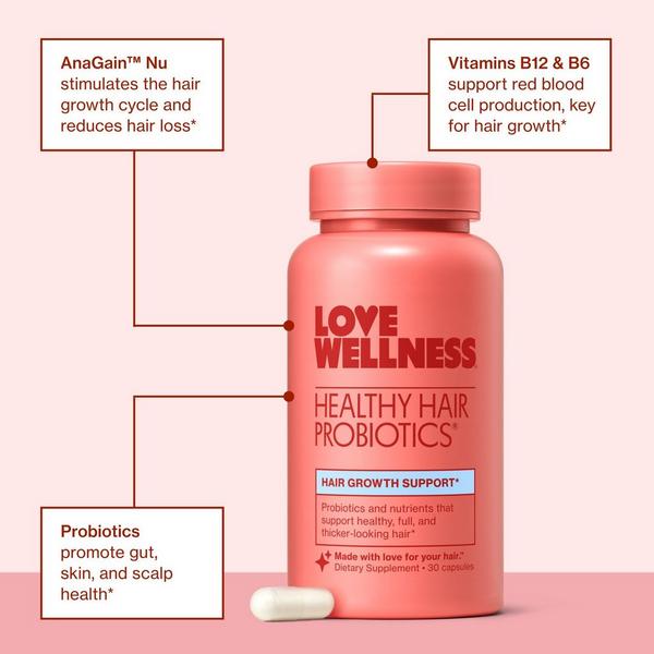 Love Wellness Healthy Hair Probiotics: Hair Growth Support #3