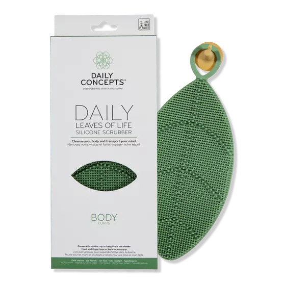 Daily Concepts Daily Leaves Of Life Body Silicone Scrubber