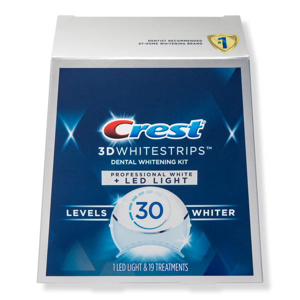 Crest 3D Whitestrips Vivid White Gentle Teeth Whitening Kit 24