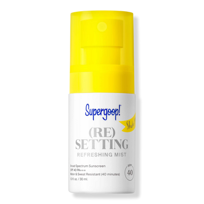 Supergoop! Mini (Re)Setting Refreshing Mist Sunscreen SPF 40