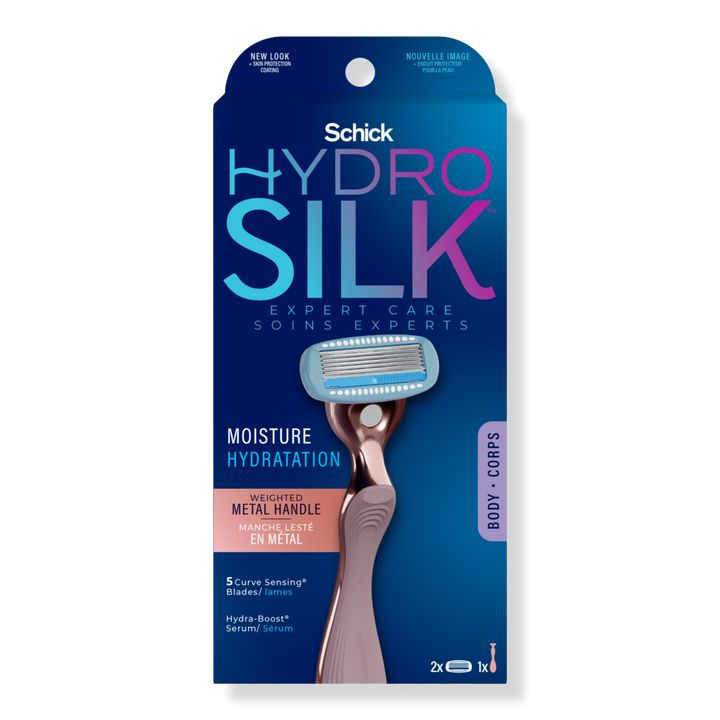 Schick Hydro Silk Rose Gold Metal Handle Razor #1