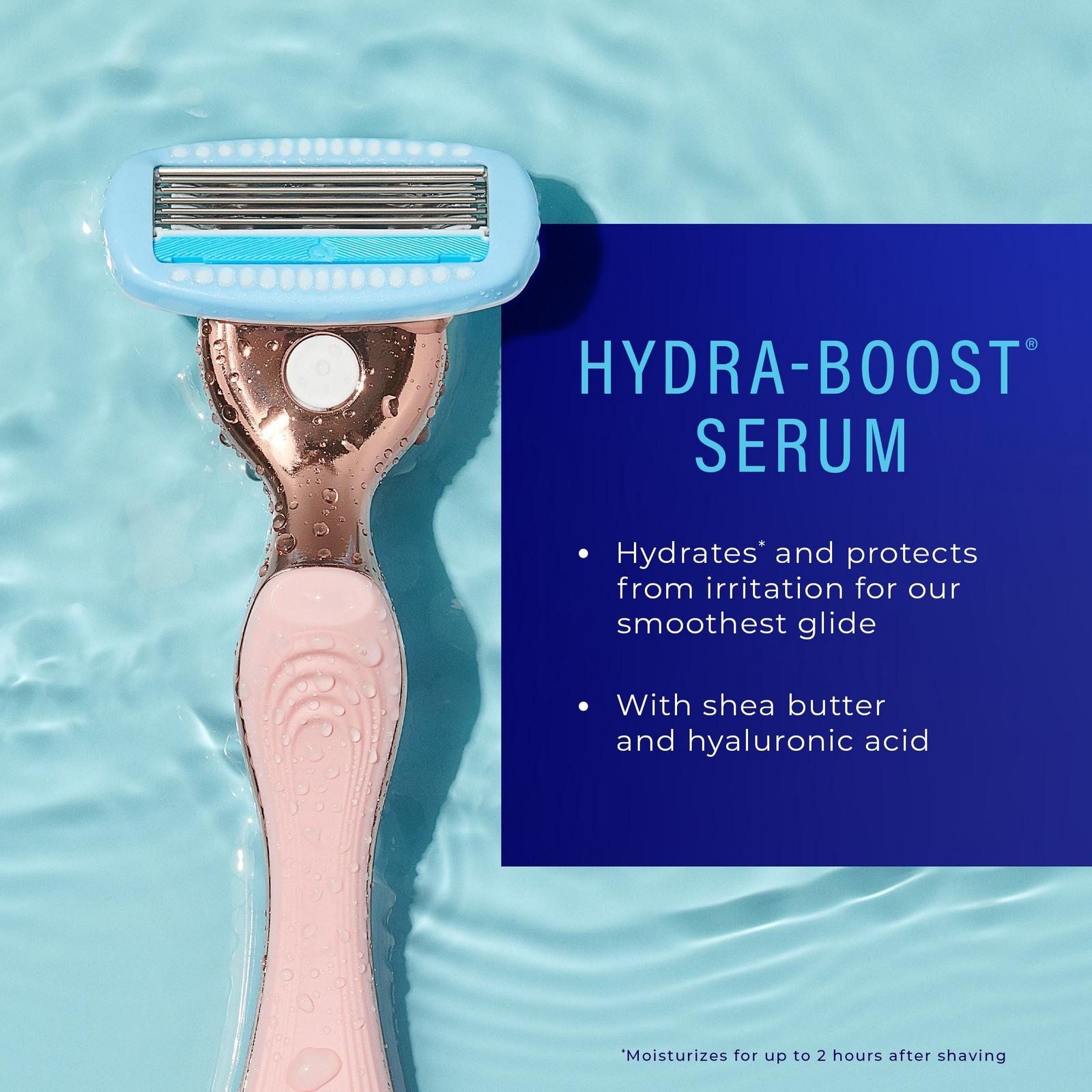 Hydro Silk Rose Gold Metal Handle Razor