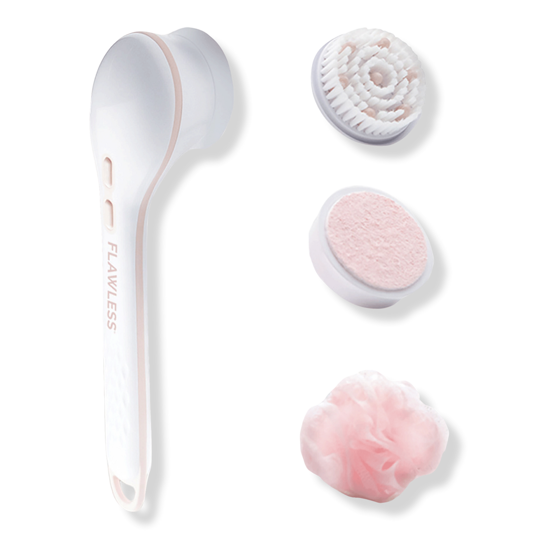 Flawless by Finishing Touch Flawless Cleanse Spa Spinning Body Brush and, Shower Wand #1