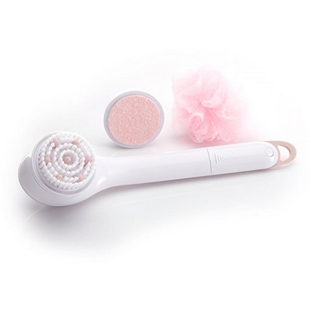 Flawless Cleanse Spa Spinning Body Brush and, Shower Wand