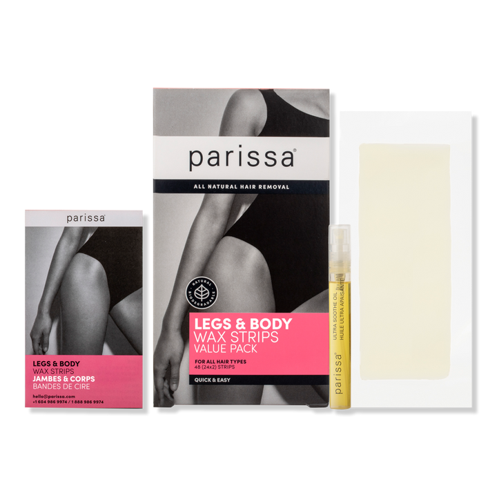 Parissa Legs & Body Wax Strips Kit Value Pack #1