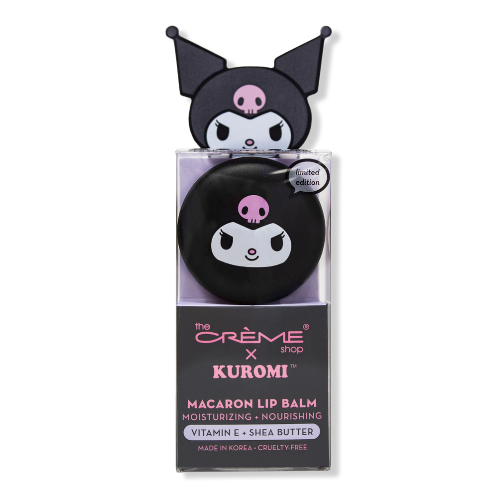 The Creme Shop Kuromi Macaron Lip Balm - Raspberry Cream Puff