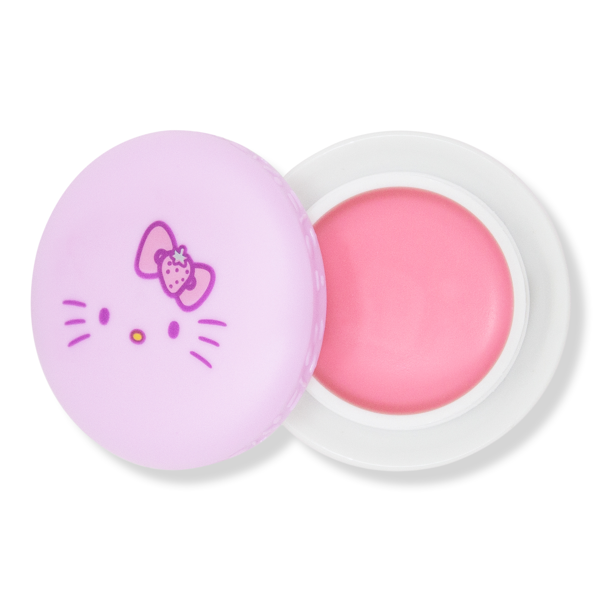 The Crème Shop Hello Kitty Strawberry Rose Latte Macaron Lip Balm #1