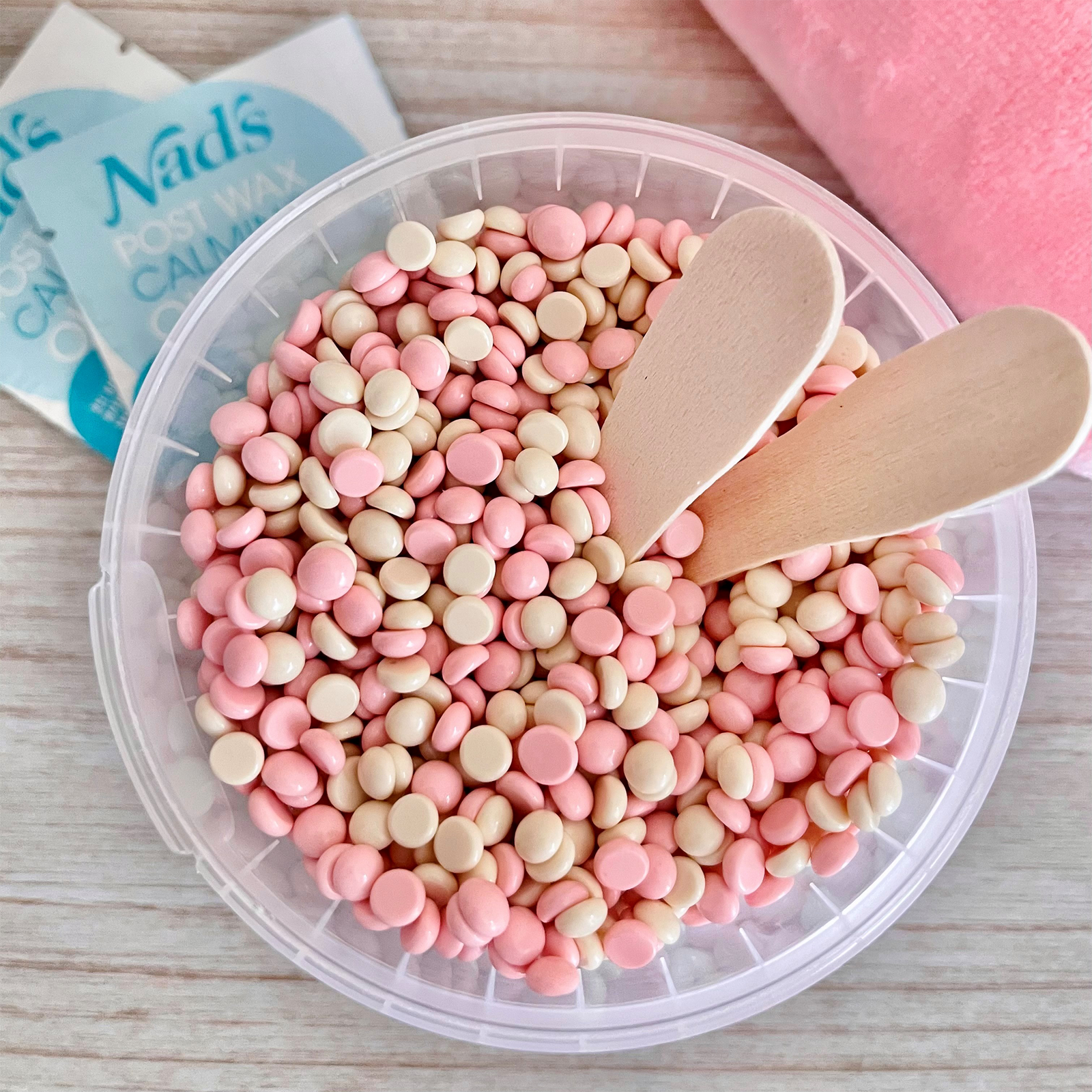Strawberries & Cream Waxing Dots Hair Removal Wax Beads