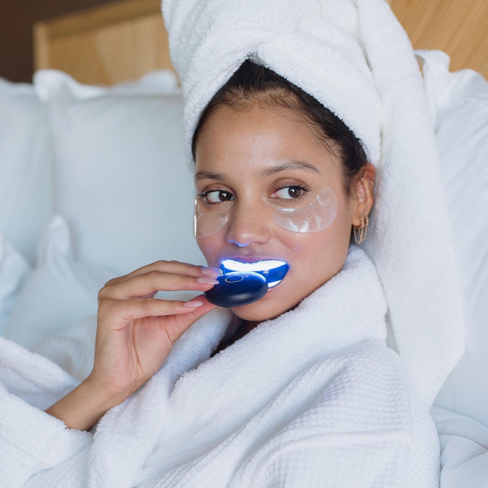 The Teeth Whitening Device - At Home Whitening Kit with LED Light
