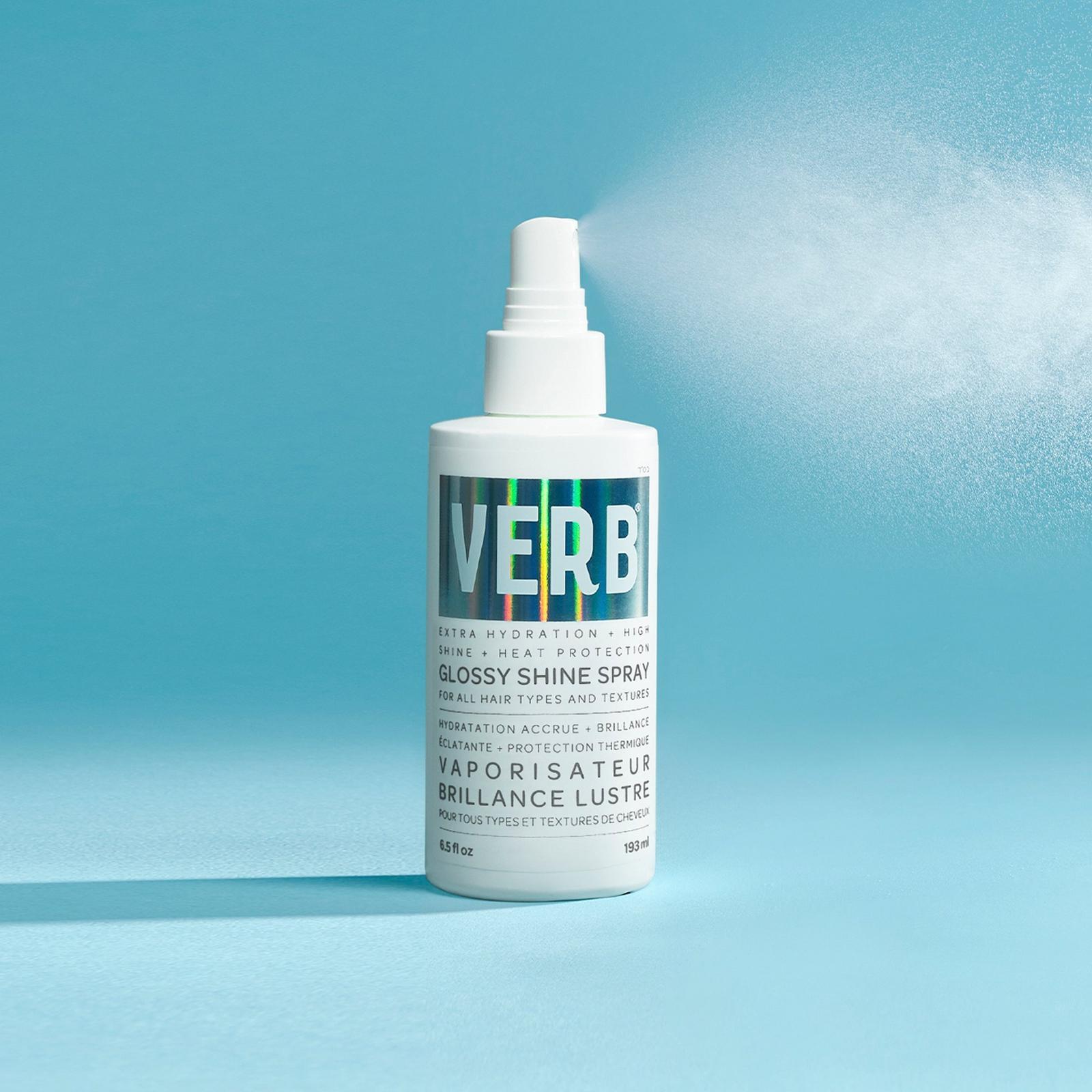 Glossy Shine Spray with Heat Protection
