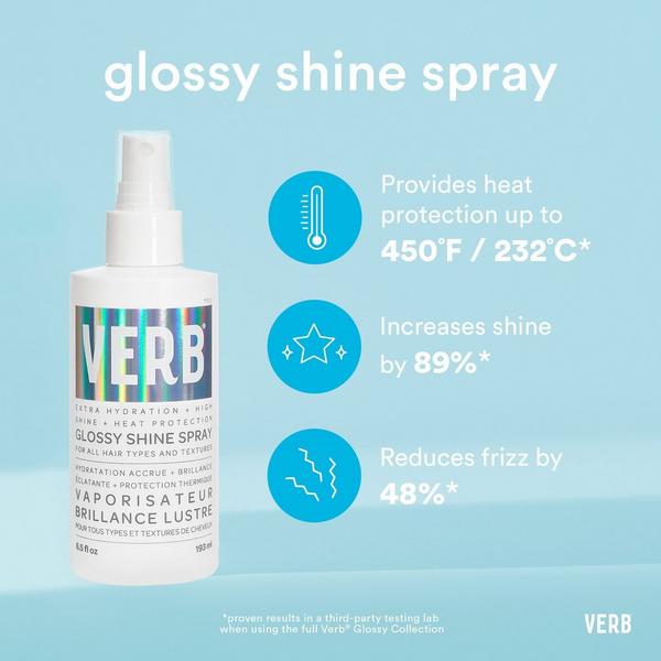 Verb High Shine, Glossy Shine Spray with Heat Protection #4