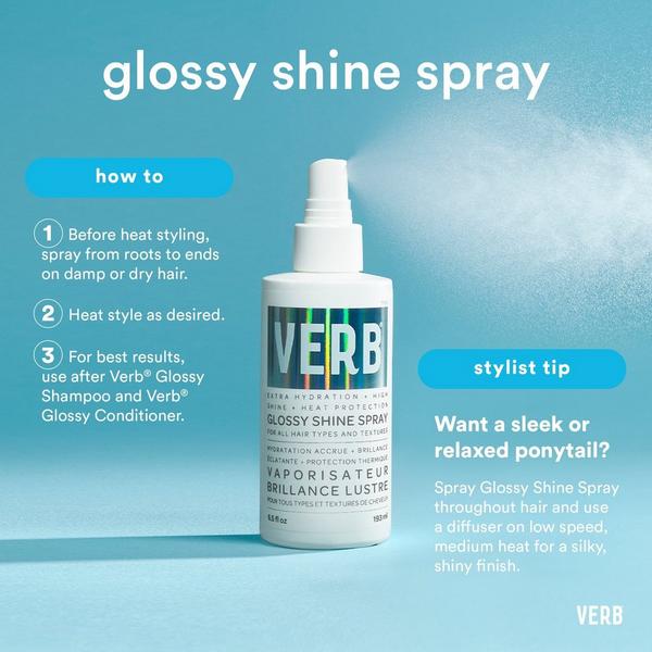 Verb High Shine, Glossy Shine Spray with Heat Protection #6