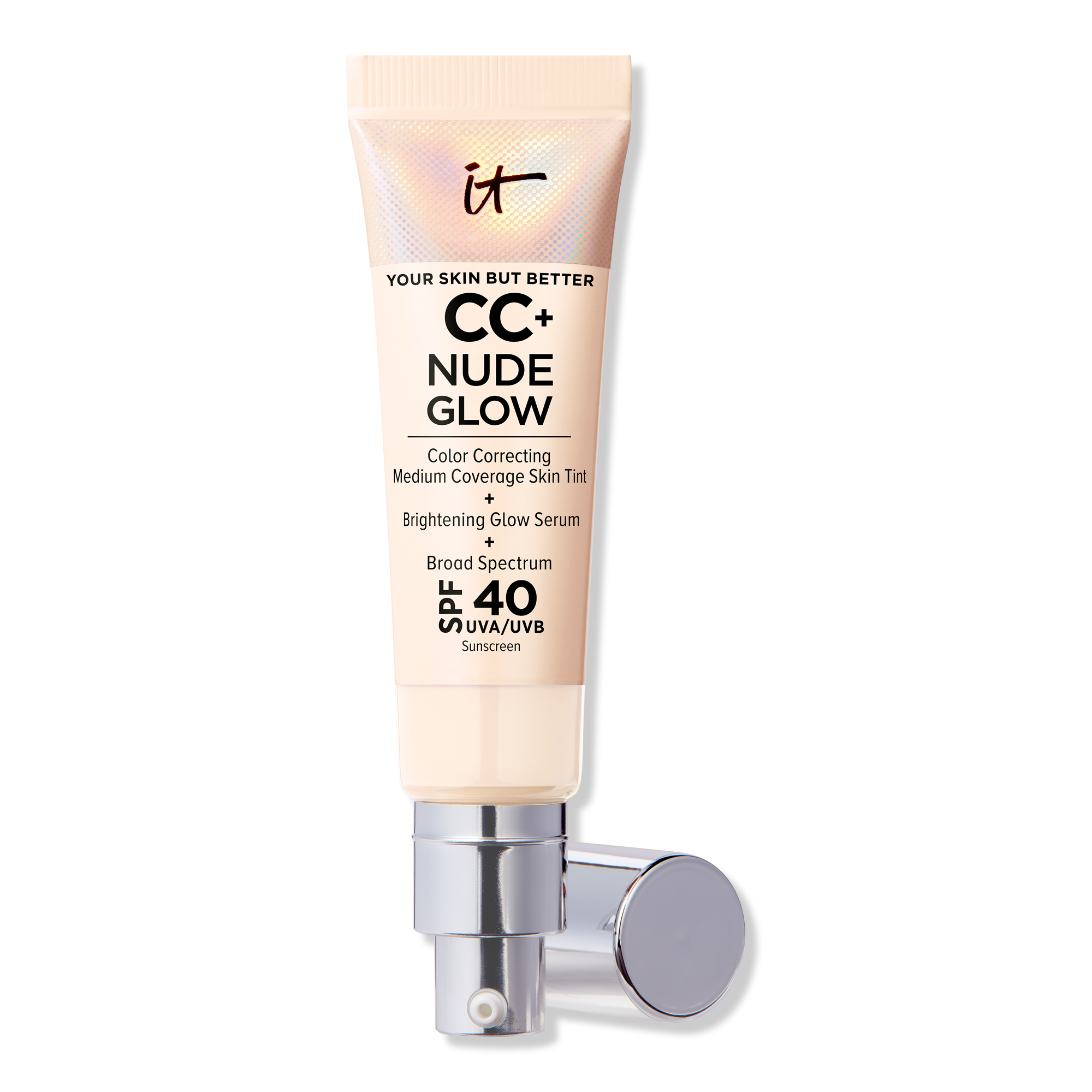 IT Cosmetics CC+ Nude Glow Lightweight Foundation + Glow Serum with SPF 40 #1