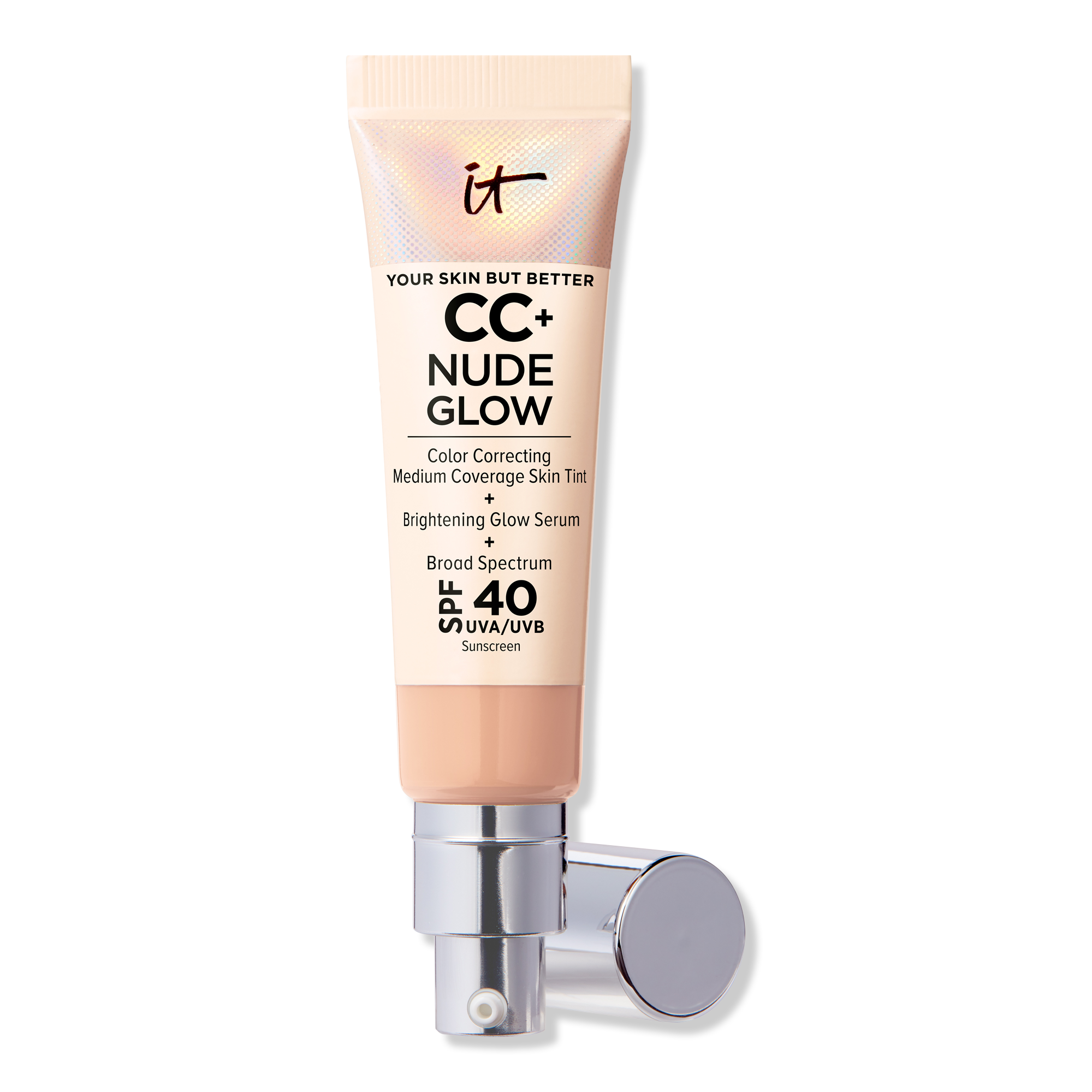 IT Cosmetics CC+ Nude Glow Lightweight Foundation + Glow Serum with SPF 40 #1