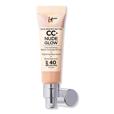 IT Cosmetics CC+ Nude Glow Lightweight Foundation + Glow Serum with SPF 40