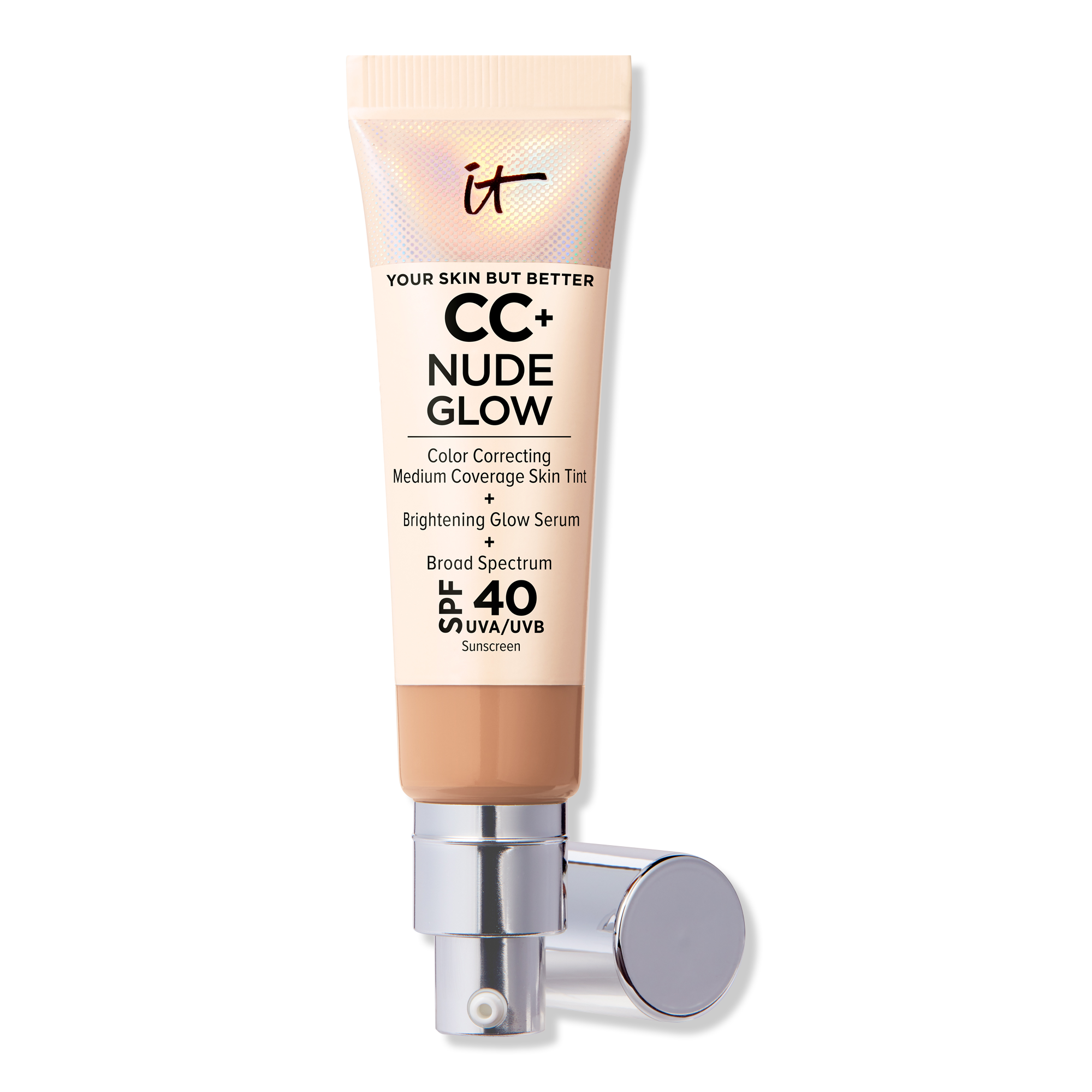 IT Cosmetics CC+ Nude Glow Lightweight Foundation + Glow Serum with SPF 40 #1